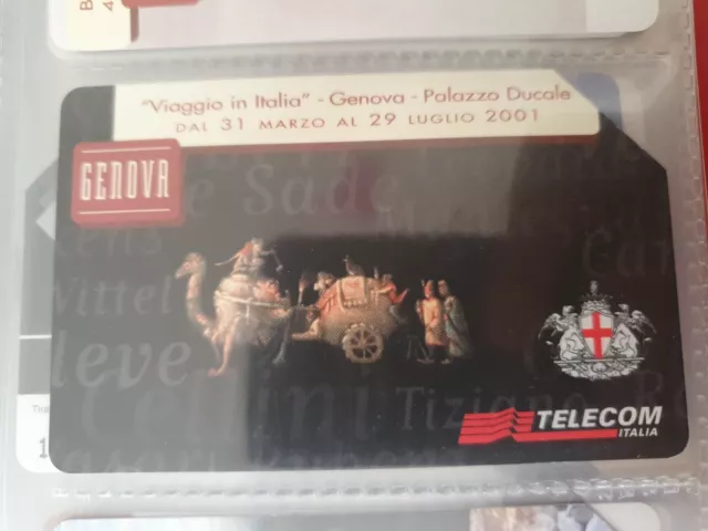 Scheda Telefonica Linee D'italia Genova Usata Perfetta Magn C&C F3447 G 1395