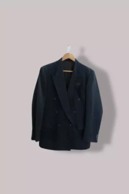 Vintage Womens grey double breasted blazers jacket XL| SKU 2910