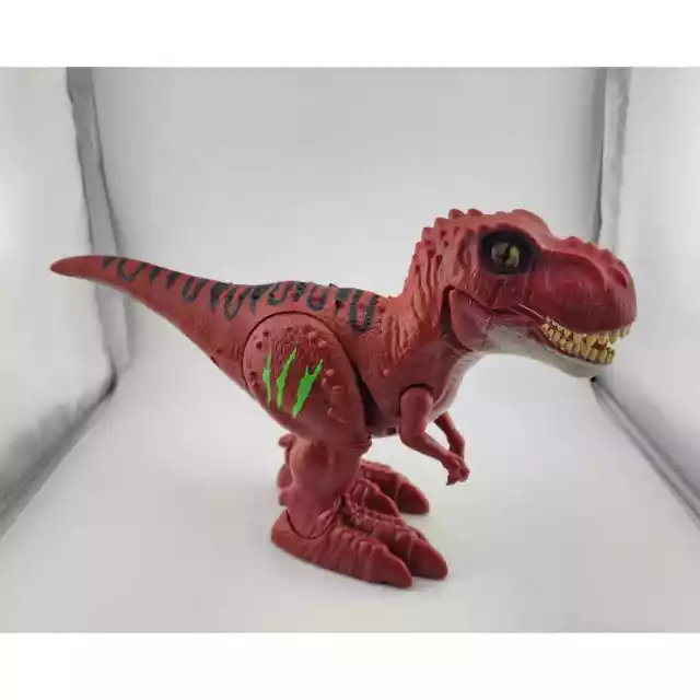 Zuru Robo Alive Dino Wars T-Rex Robotic 12" Dinosaurio Camina Gruñidos Luces *Probado