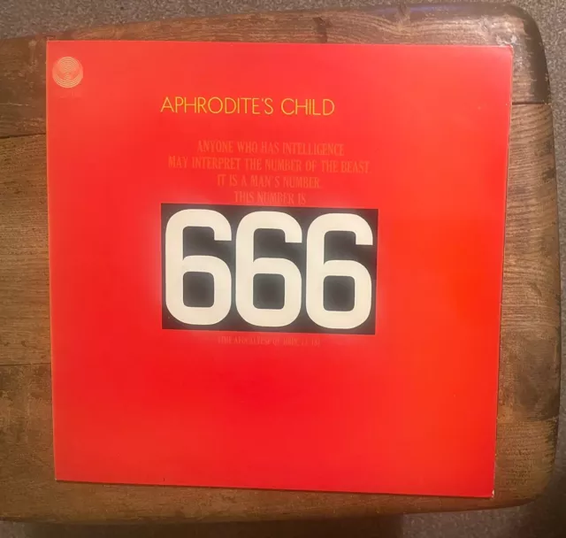 APHRODITE`S CHILD - 666 - 1st UK PRESS - SWIRL - NM - VANGELIS