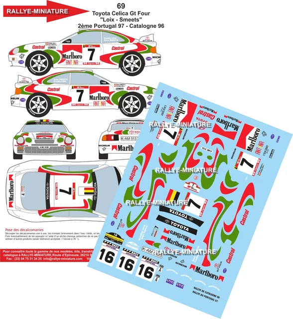 Kit Toyota Rallye 4x4 1/32 Sur Châssis Mitoos Slot – Occasion
