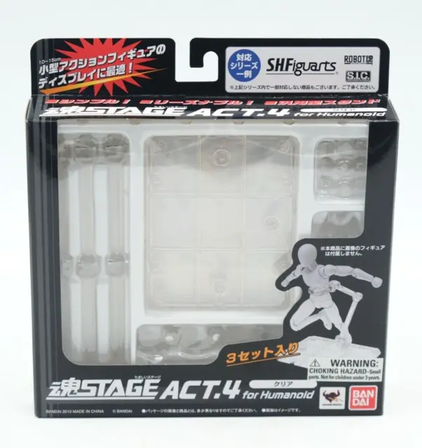 Bandai TAMASHII NATIONS Stage Act. 4 for Humanoid Stand Support (Clear)