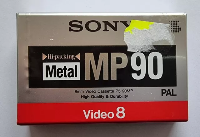 Sony Metal MP 90 Video 8 Kassette P5-90MP PAL/SECAM