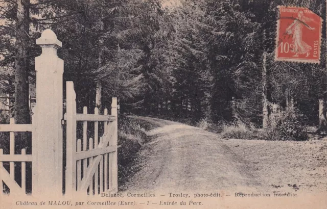 *52335 cpa 27 Château de Malou par Cormeilles