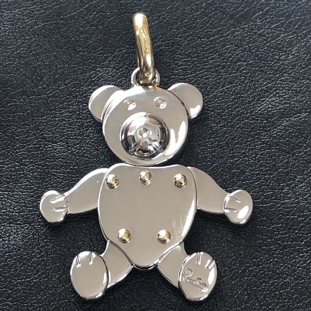 POMELLATO DODO CIONDOLO Orso Orsetto Teddy Maxi Oro Acciaio Nuovo Raro Collezion EUR 790 00 PicClick IT