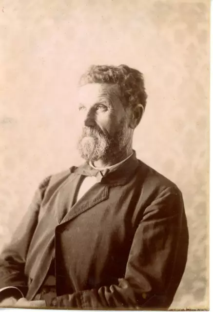 Portrait d&#039;un homme Vintage Tirage citrate  11x16  Circa 1890