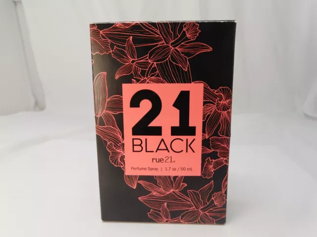 RUE21 21 BLACK Perfume Spray Fragrance 1.7 oz Twenty One Brand