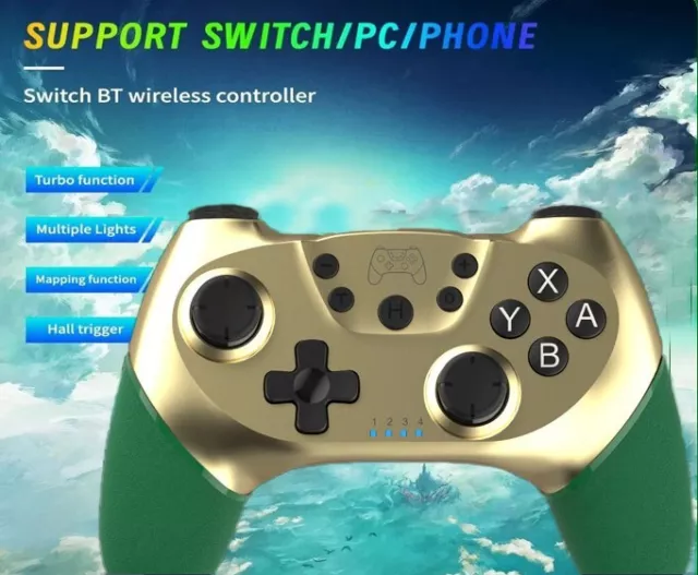 Manette Zelda sans fil TOTK Switch Pro/Lite/OLED/ Livraison gratuite/NEUF NS Pro 2