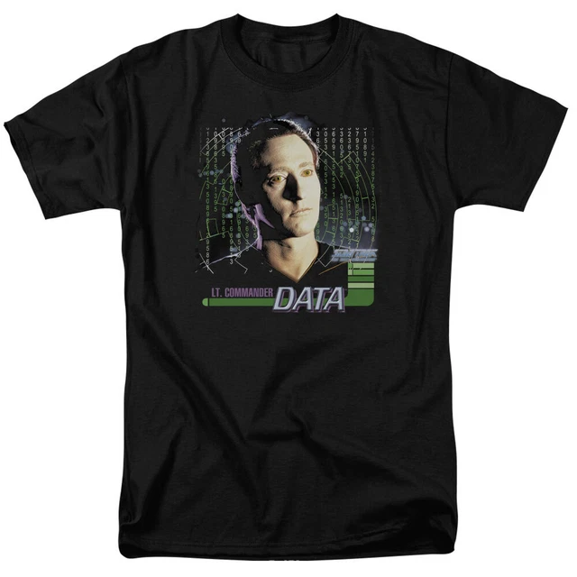 Star Trek The Next Generation Data Licensed Adult T-Shirt
