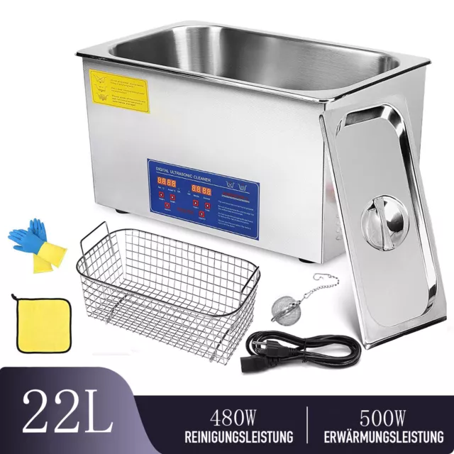 22L Digital Ultraschallreiniger Ultraschallreinigungsgerät Ultrasonic Cleaner