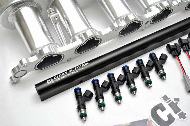 DeatschWerks 93-98 Toyota Supra TT (14mm O-Ring for Top Feed) Bosch EV14 1200cc Injectors (Set of 6)