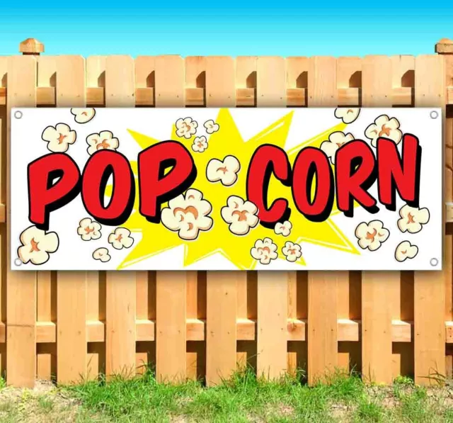 POP CORN Advertising Vinyl Banner Flag Sign Many Sizes USA