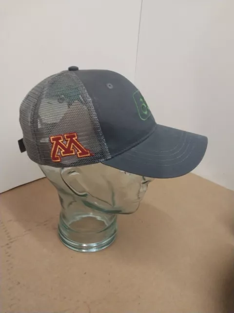 New Pioneer Seed Hat Univers Minnesota Golden Gophers Gray Mesh adjustable 3