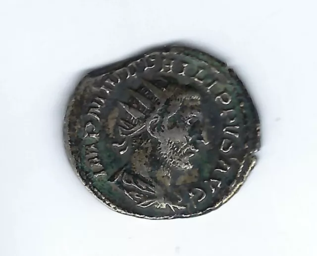 Ancient Rome, Philip I The Arab, Silver Antoninianus Victory AD 244-247 RIC 49
