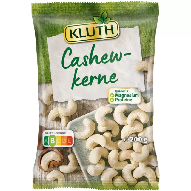 Kluth Cashewkerne Premium Snack Mild Reich À Protéines