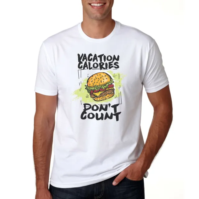 Vacanza Calorie Uomo/Donna T-Shirt,Abbigliamento Divertente Top,Estate Dieta Top