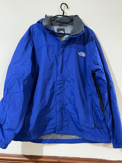 The North Face Blue Hooded Hyvent Jacket Men's Used  Size Xl