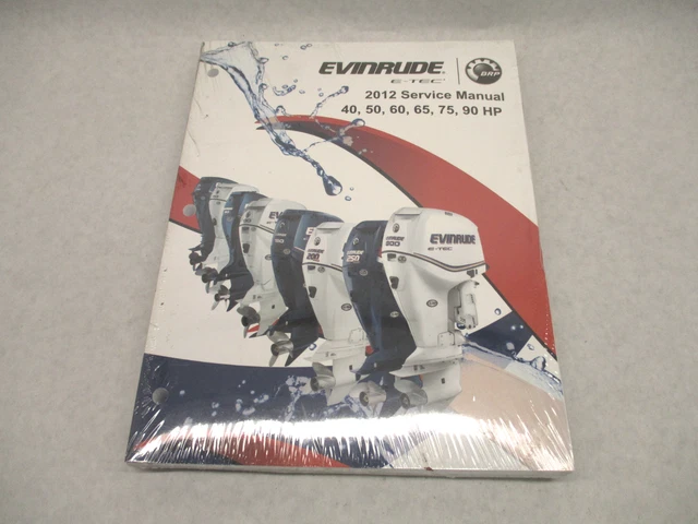 5008734 BRP Evinrude Outboard Service Repair Manual E-TEC 40-90 HP 2012 IN