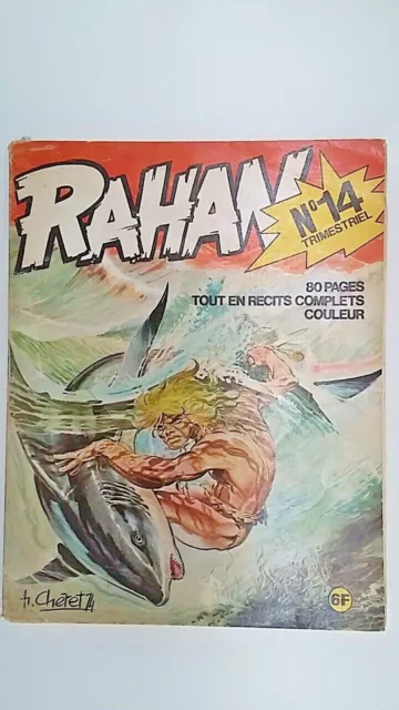 Rahan. Trimestriel N°14 en couleur (1975). Très bon état. Éditions de Vaillant