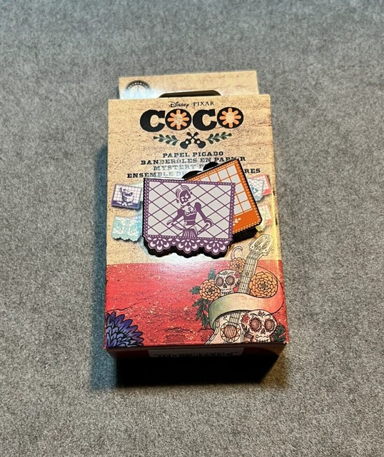 DISNEY PIXAR LOUNGEFLY Coco Papel Picado Flags Tia Imelda Mystery Box ...