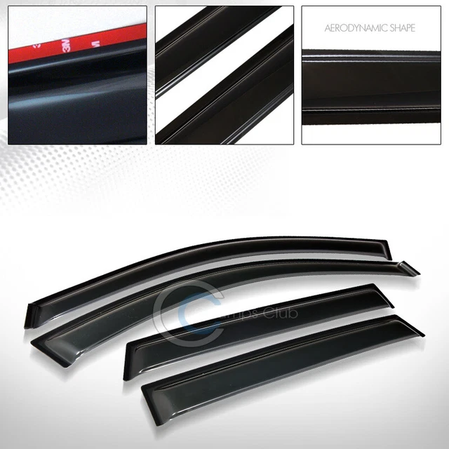 Sun/Rain Guard Smoke Vent Shade Deflector Window Visors For 03-08 Toyota Matrix