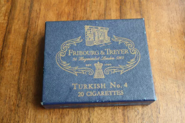 Fribourg & Treyer vintage cigarette box