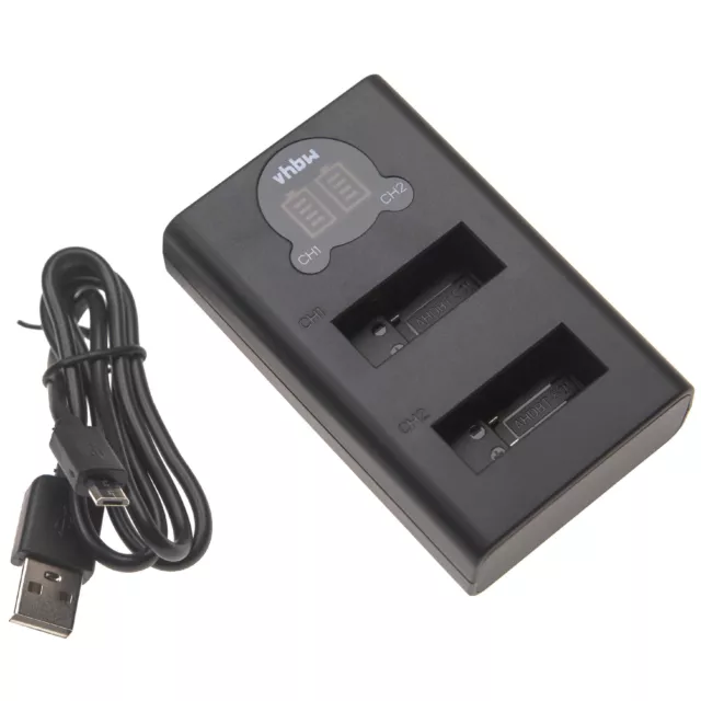 Dual USB Akku Ladegerät für GoPro AHDBT-501 4,35V
