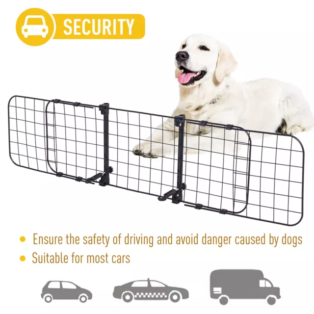 FORD FOCUS ESTATE - Heavy Duty Headrest Mesh Adjustable Dog Pet Guard Barrier
