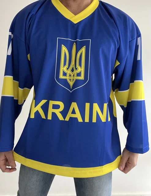 29 SOKIL KYIV (СОКІЛ КИЇВ) SHIRT CLUB UKRAINE YELLOW HOCKEY JERSEY SIZE XL