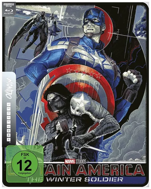 Captain America - The Winter Soldier - 4K Ultra HD Steelbook # UHD+BLU-RAY-NEU