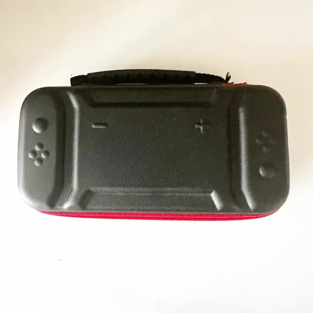 Nintendo Switch Games Console Hard Backed Portable Black Red Carry Case