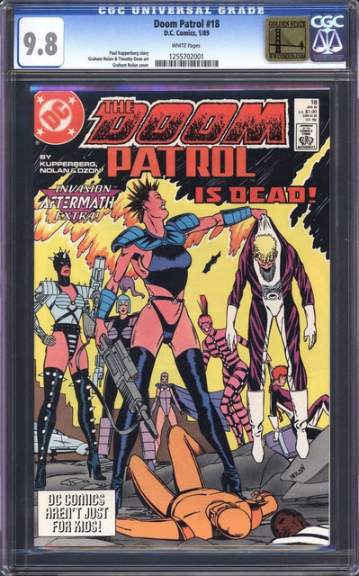 Doom Patrol #18 Cgc 9.8 White Pages // Dc Comics 1989