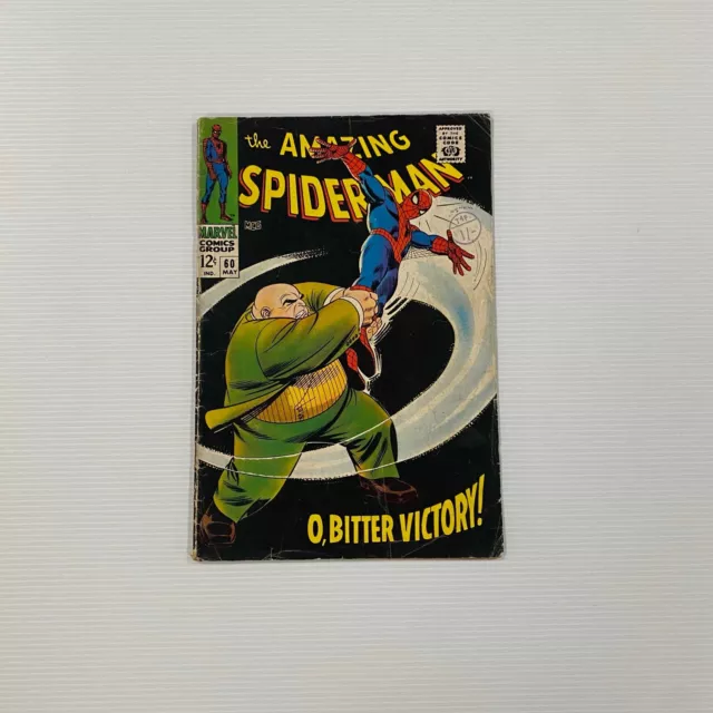 Amazing Spider-Man #60 1968 GD/VG Cent Copy Pence Stamp