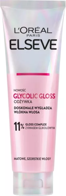 LOreal Elseve Glycolic Gloss Smoothing Conditioner 150ml