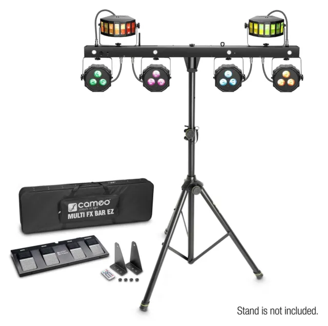 Cameo Multi FX BAR EZ Lichtanlage 3 LED Lichteffekte Derby Strobe Spots Zubehör 3