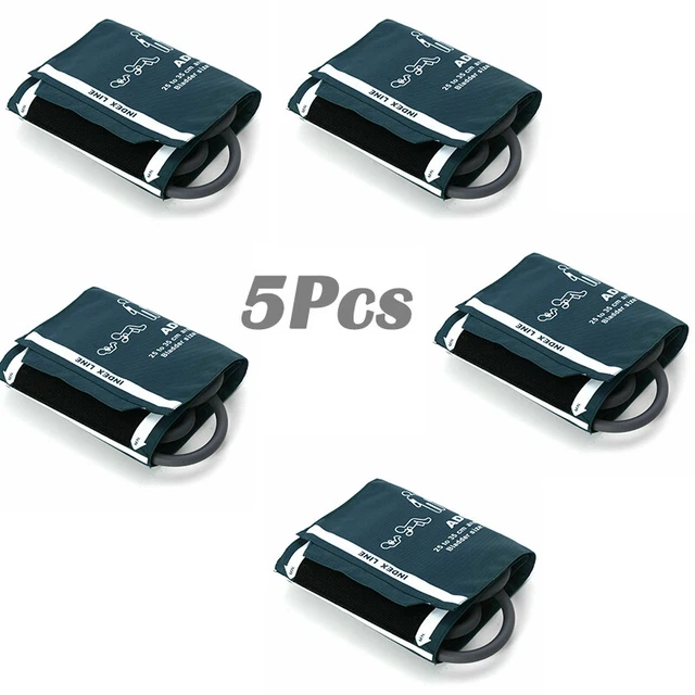 5Pcs Arm Blood Pressure Cuff /Patient Monitor NIBP Cuff Adult Neo Double-tube