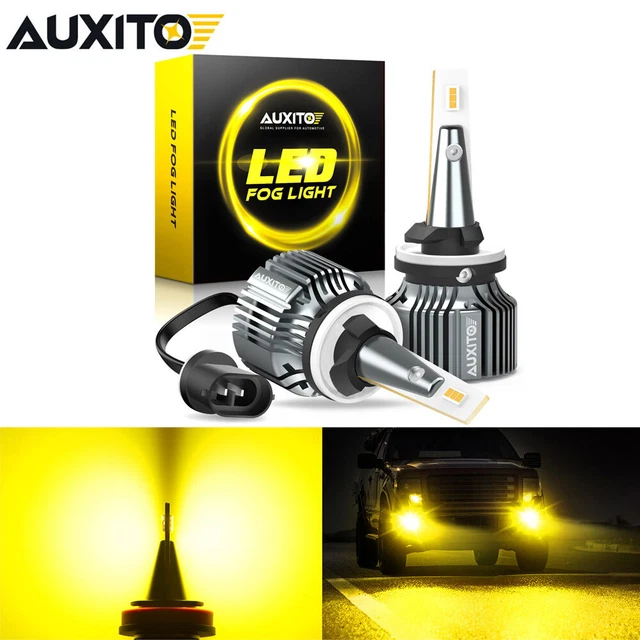 Pair 360° Lighting LED 880 899 Super Yellow Fog Driving Lamps High Power DRL EON