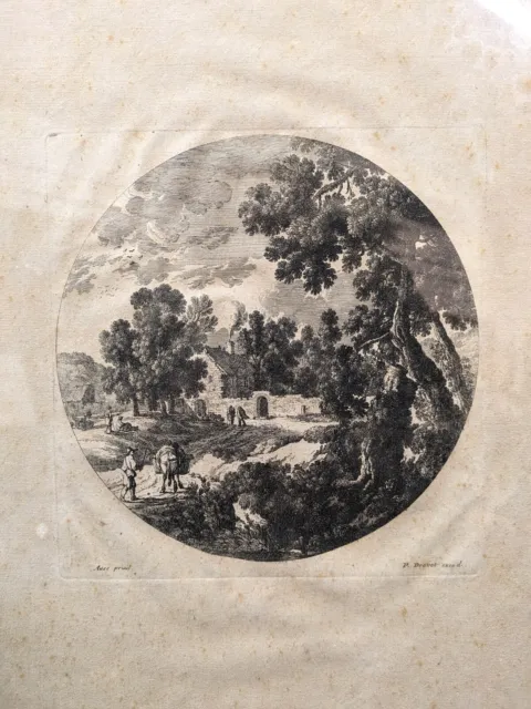 Gabriel Perelli (1604–1677) - Paar Gravuren Derartige Radierung, Landschaften 3