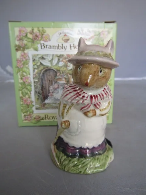 Royal Doulton Brambly Hedge OLD MRS EYEBRIGHT DBH 9 issued 1984-95 Perfect +Box