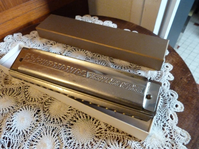 64 CHROMONICA HOHNER, 280-C, made in Germany, 4 chromatic octaves, Professional