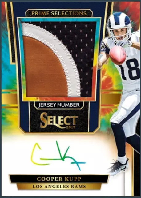 2017 Panini Select Rookie Patch Autograph RARE - COOPER KUPP RC RPA Digital Card