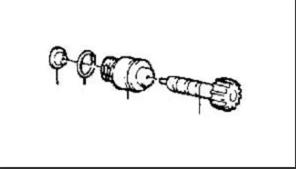 Speedometer gear for Volvo 240 and 260