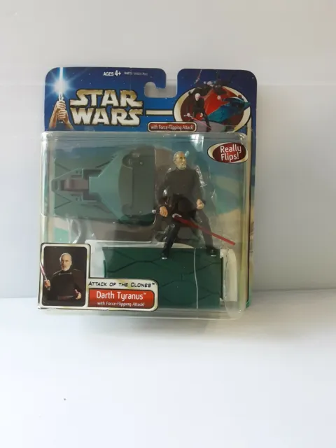 Star Wars Obi Wan Kenobi Attack Of The Clones Figure Hasbro 2002 Boxed