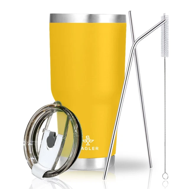 EAGLER 30oz Tumbler, Stainless Steel Double Wall Vacuum Insulated Tumbler