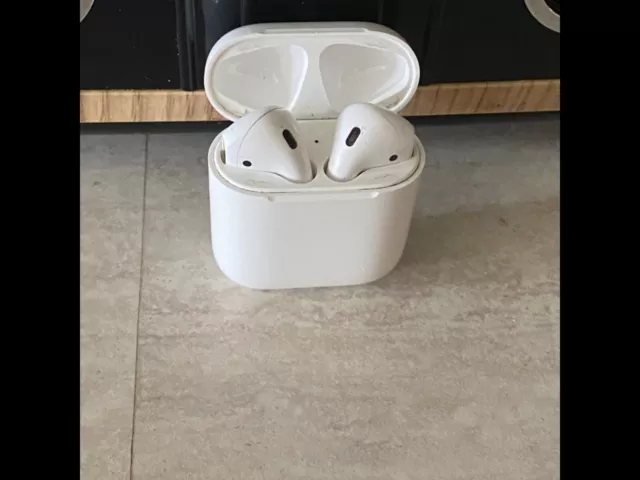 Apple Airpods 2nd Generation Earbuds Earphone Headset & Charging Case - White