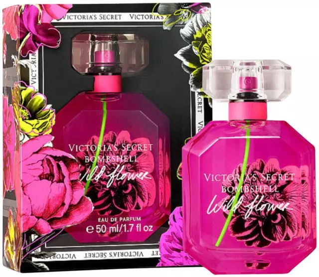 NEW Victoria's Secret Bombshell Wild Flower Perfume 1.7 Fl Oz Eau de Parfum