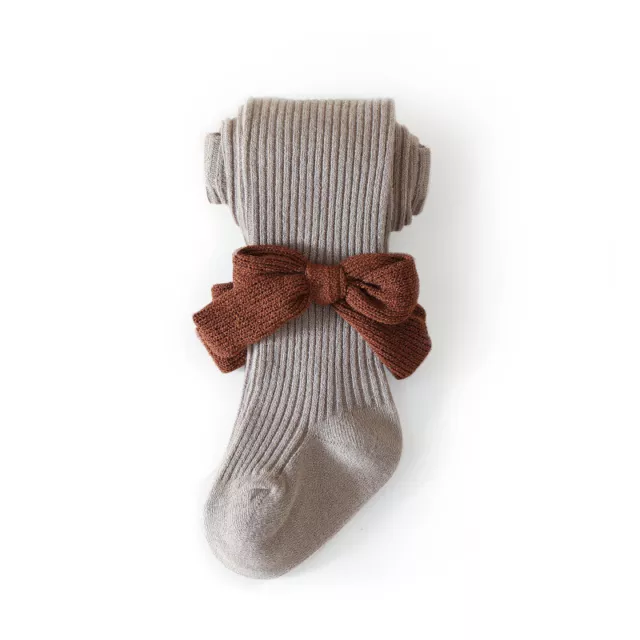 New Baby Girl Pantyhose Socks Tights Bow Spanish Style Cotton 6 Months - 8 Years
