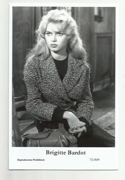 (Bx30) Brigitte Bardot Swiftsure Foto Postkarte (72/849) Filmstar Pin Up Glamor