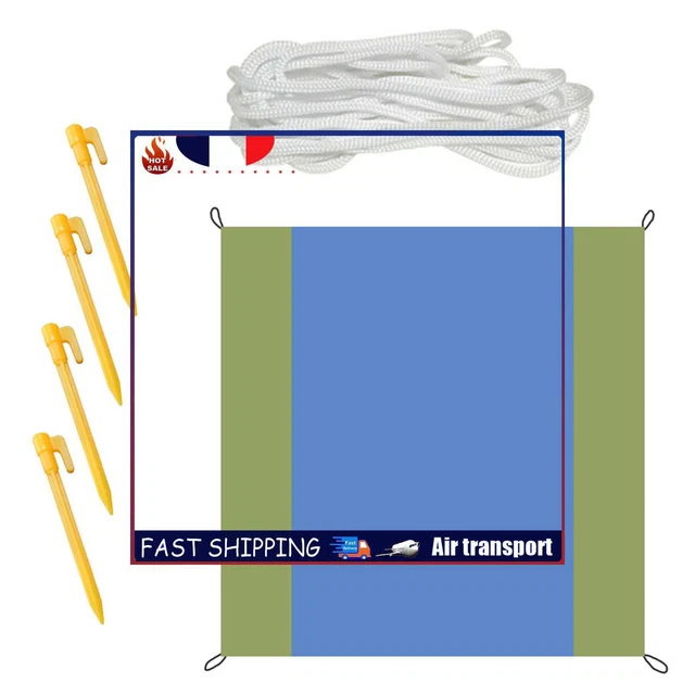Sun Shade Sail Outdoor UV Block Cloth Cover Square Canopy Awning Screen (B)
