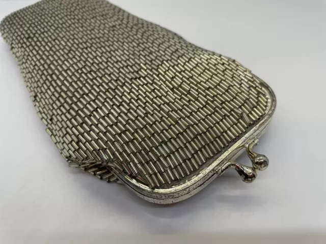 vintage beaded eyeglass case